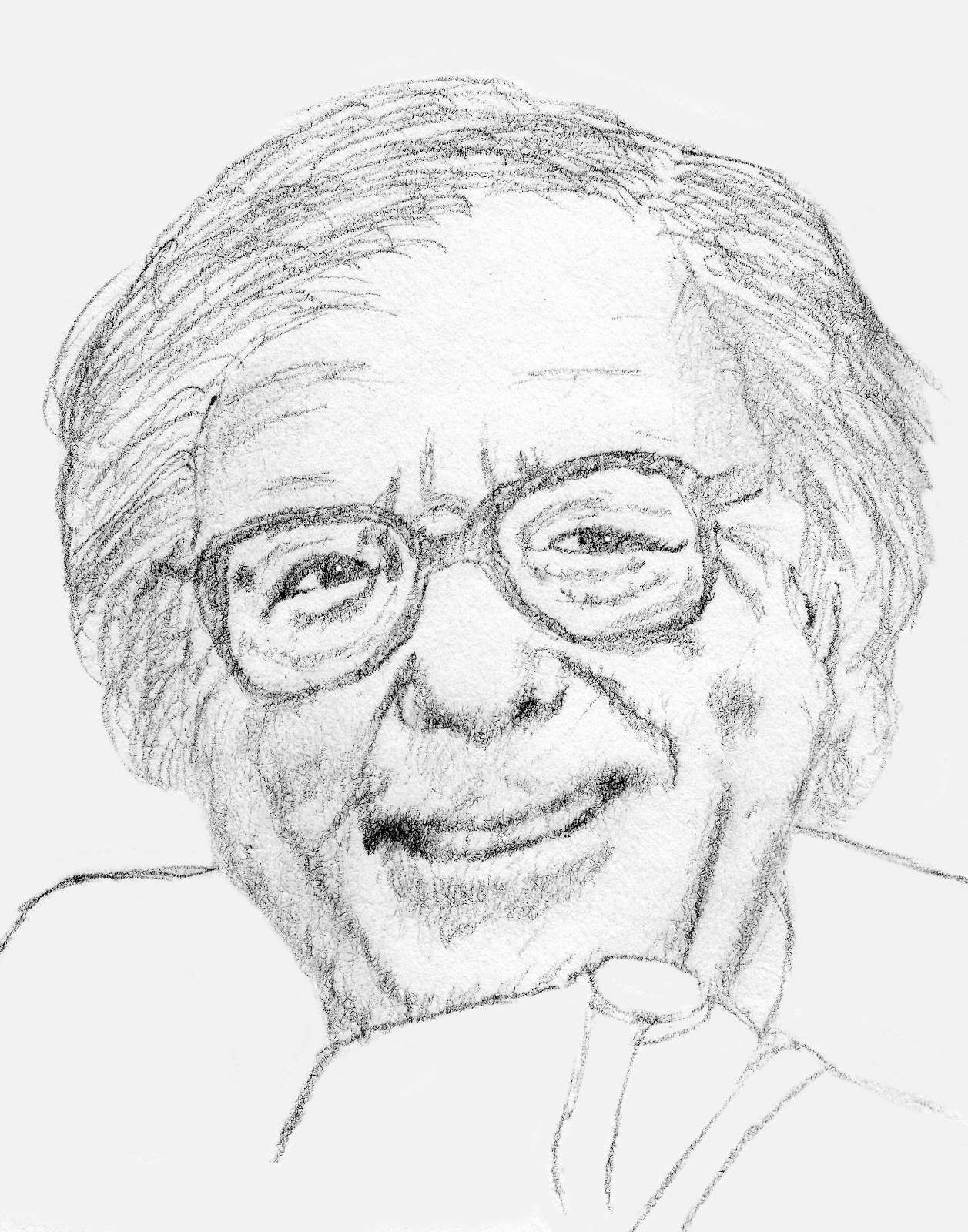 Sketch of Ray Bradbury